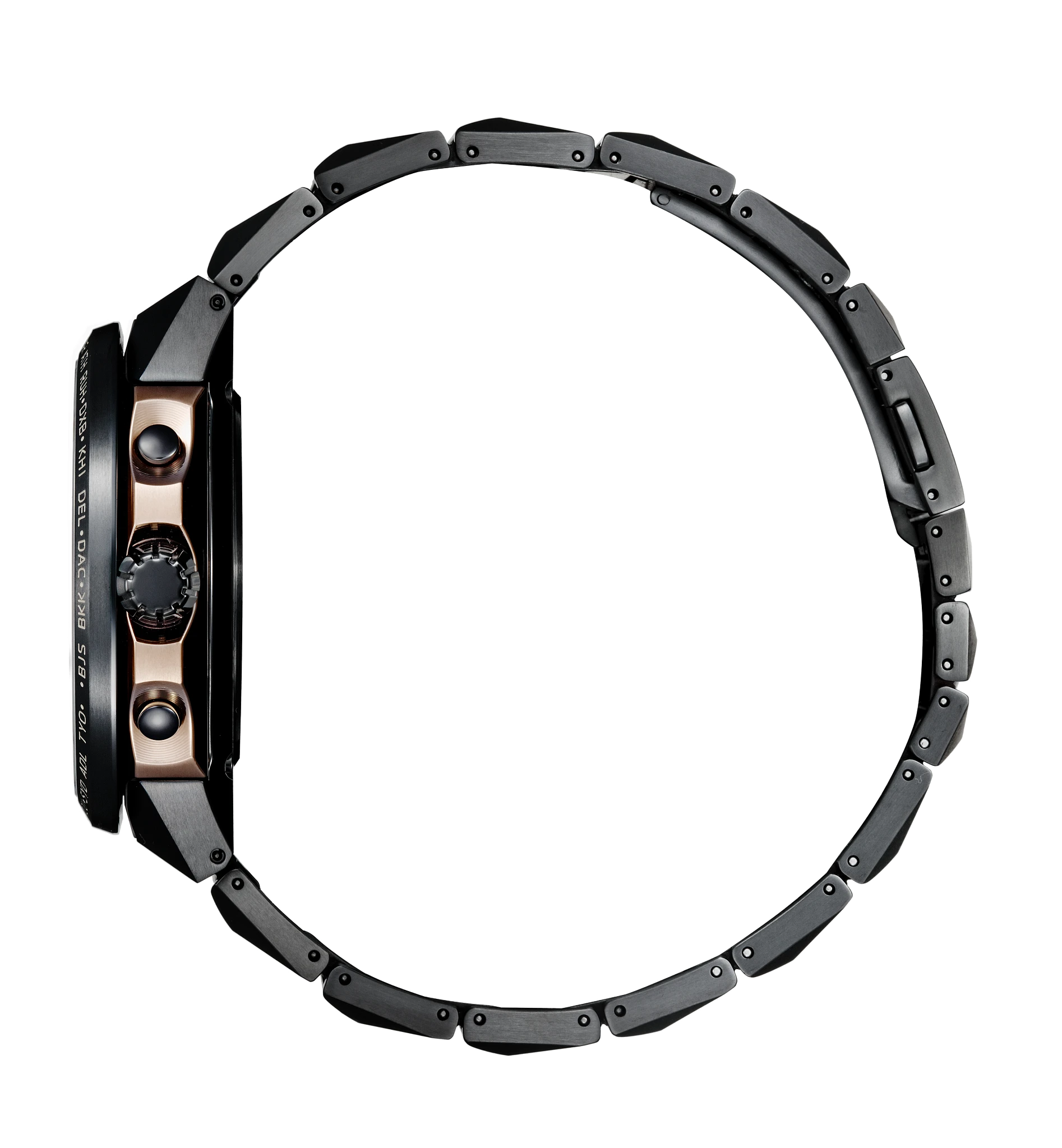 Satellite Wave GPS F950 Black Dial Super Titanium Bracelet CC4025